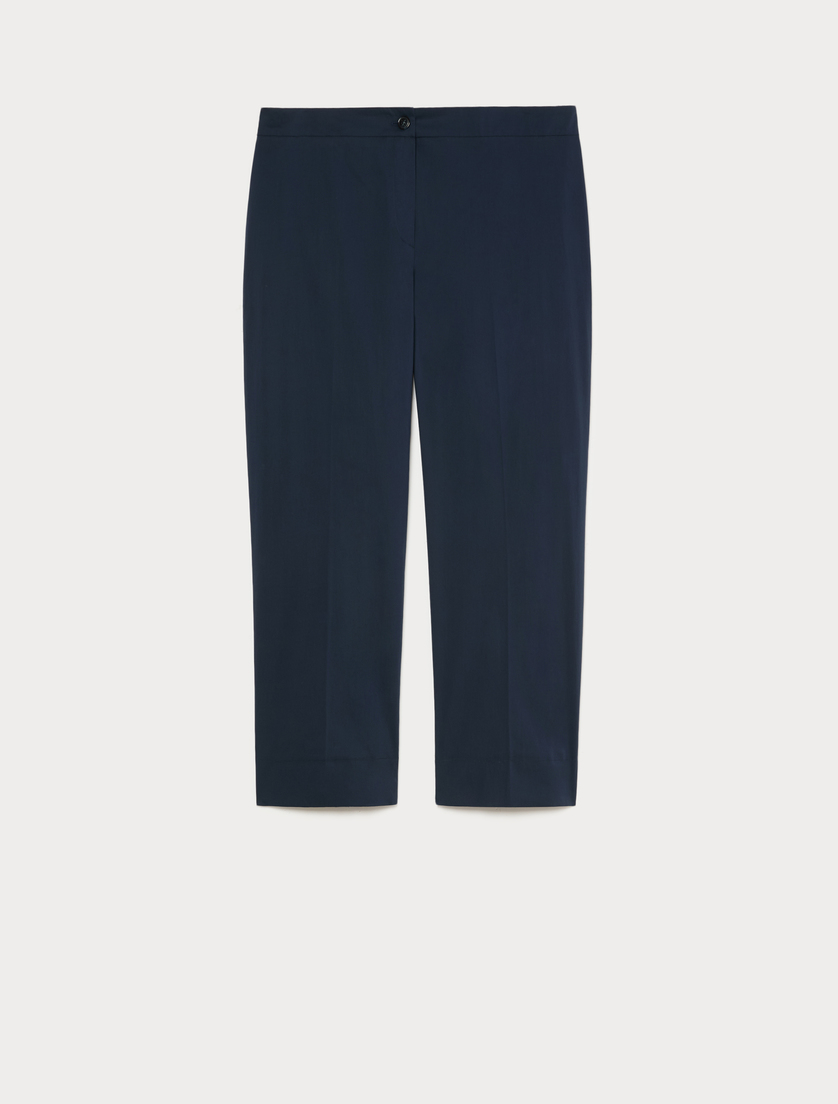 Παντελόνι με στενή εφαρμογή από βαμβάκι και νάιλον - ΛΟΥΛΑΚΙ - Marina Rinaldi