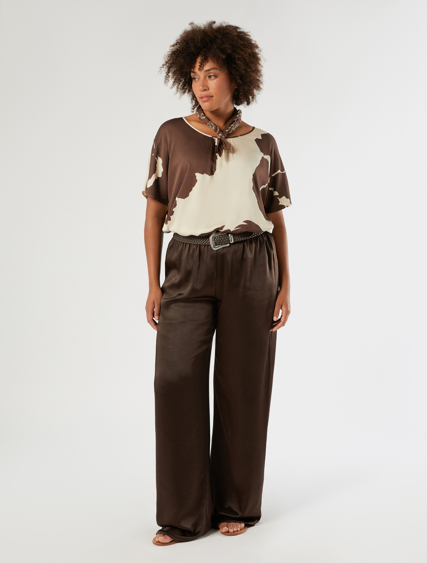 Spodnie z satyny - Marina Rinaldi