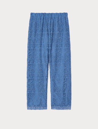 Macramé lace trousers - Marina Rinaldi