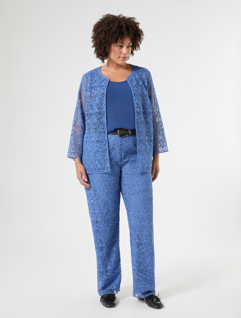 Pantaloni in pizzo macramè - AVIO - Marina Rinaldi - 2