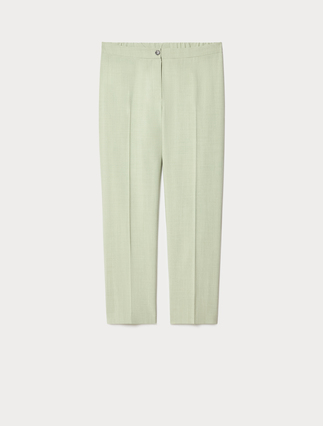 Slim-fit twill trousers - Marina Rinaldi