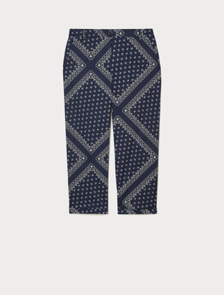 Pantalon en sergé de coton - Marina Rinaldi