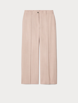 Wide-fit twill trousers - Marina Rinaldi