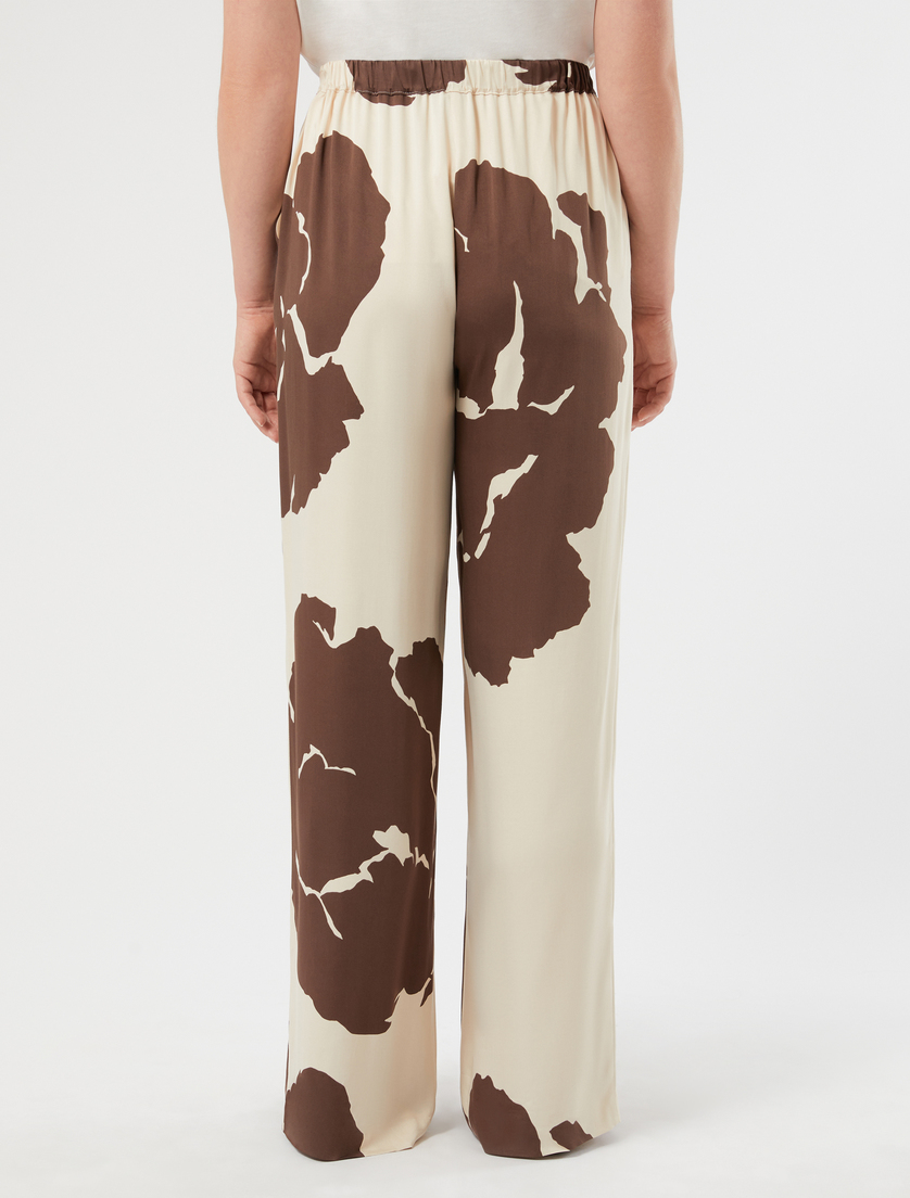 Hose aus Viskosesatin - SAND - Marina Rinaldi - 4