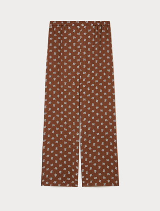 Viscose satin trousers - Marina Rinaldi