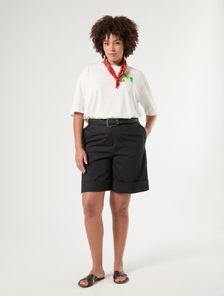 Cotton Bermuda shorts - Marina Rinaldi