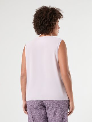 Georgette top - LILAC - Marina Rinaldi - 4