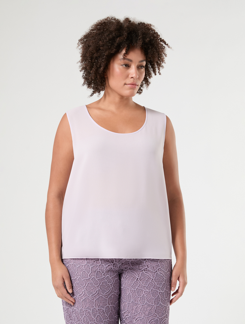 Top in georgette - LILLA - Marina Rinaldi - 3