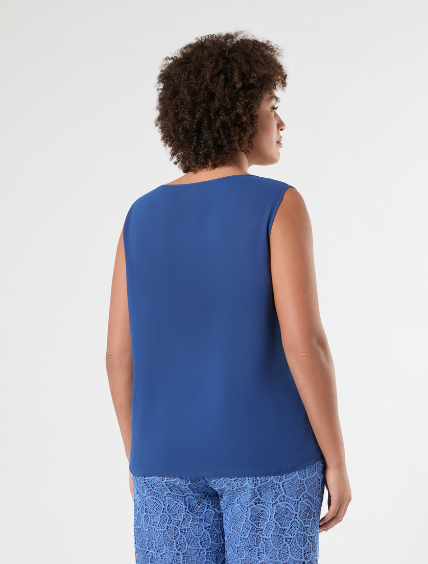 Top in georgette - BLUETTE - Marina Rinaldi - 4