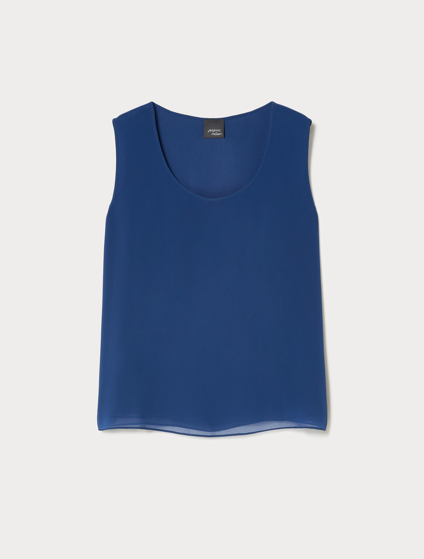 Top in georgette - BLUETTE - Marina Rinaldi