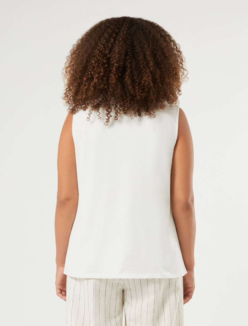 Top aus reinem Leinen - ELFENBEINFARBEN - Marina Rinaldi - 4
