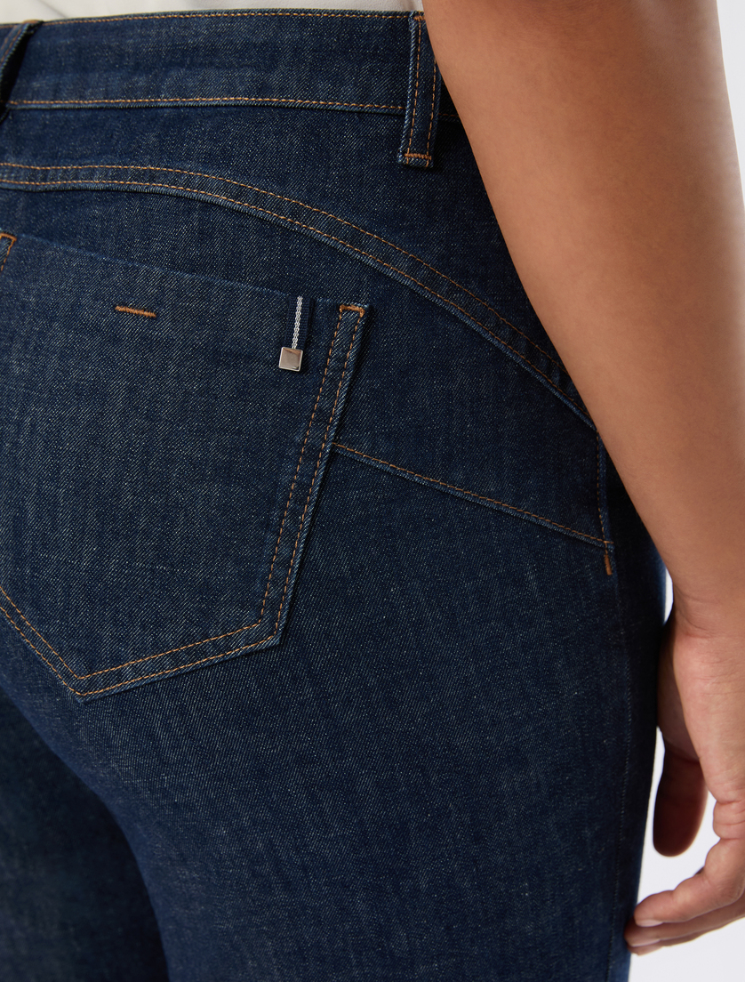Shaping-fit stretch denim jeans - MIDNIGHTBLUE - Marina Rinaldi - 5