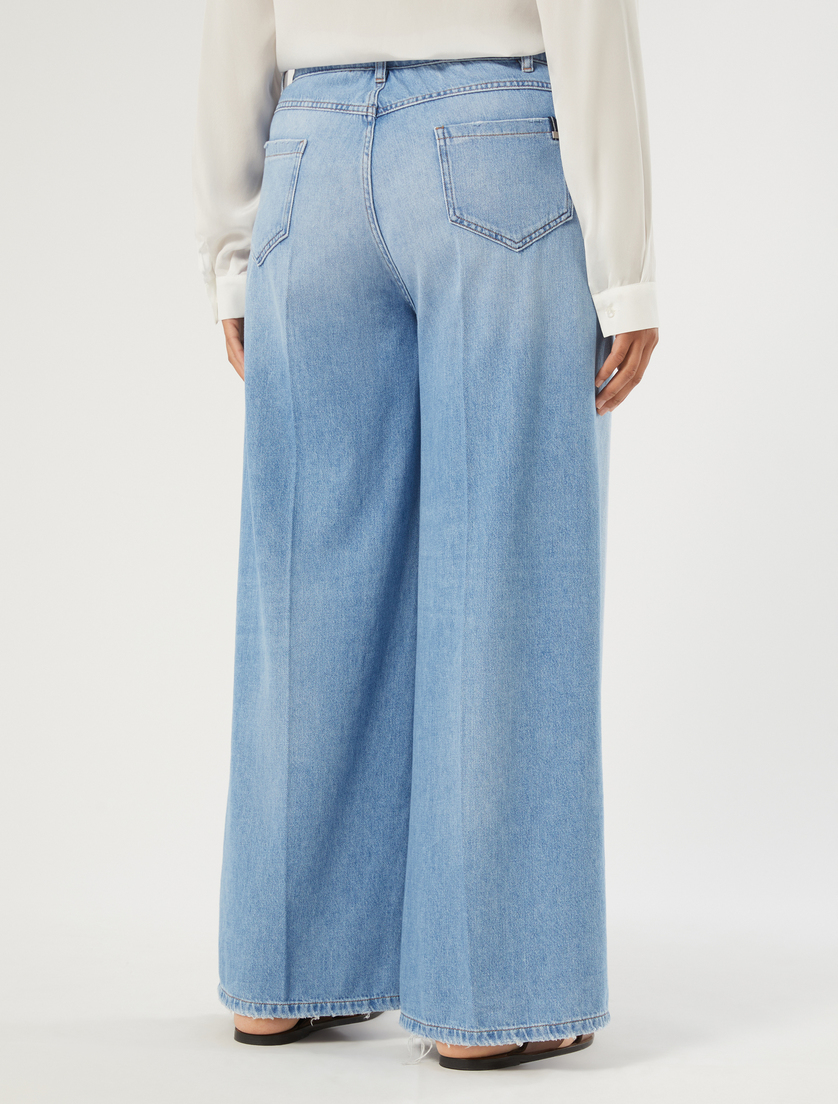 Straight-fit stretch denim jeans - MIDNIGHTBLUE - Marina Rinaldi - 4