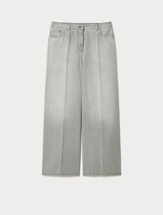 Straight-fit stretch denim jeans - Marina Rinaldi