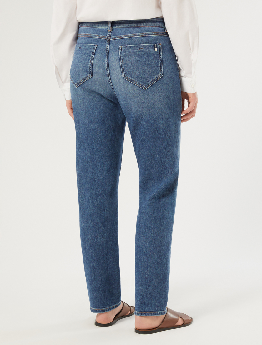 Slim stretch denim jeans - MIDNIGHTBLUE - Marina Rinaldi - 4