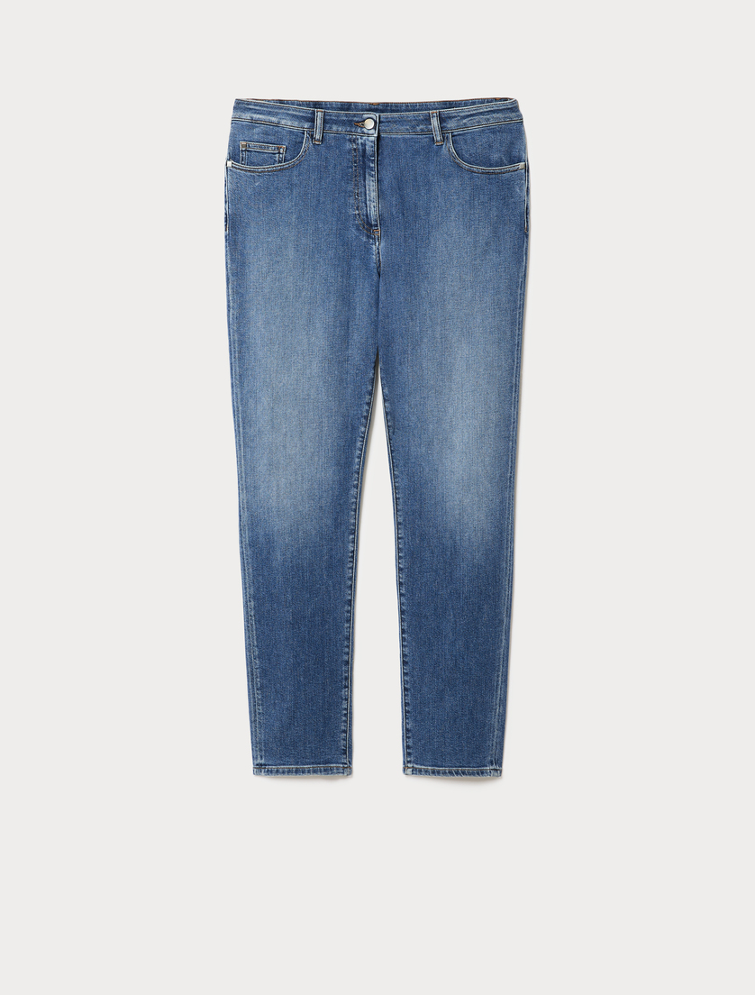 Slim stretch denim jeans - MIDNIGHTBLUE - Marina Rinaldi