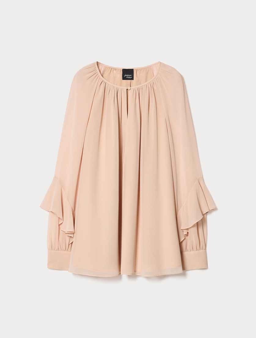 Blusa in georgette - ROSA ANTICO - Marina Rinaldi