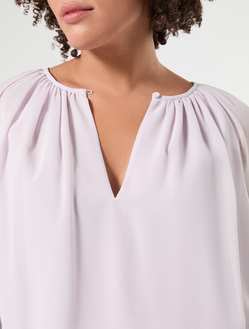 Blusa in georgette - LILLA - Marina Rinaldi - 5