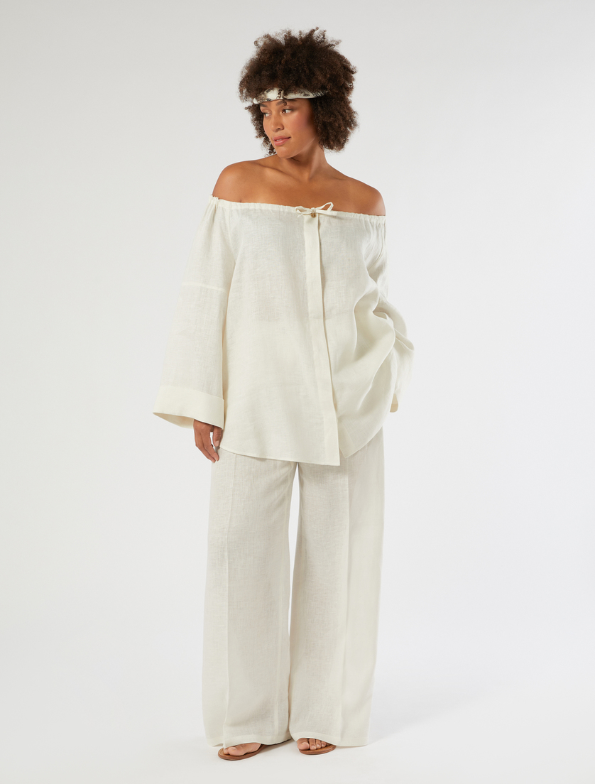 Pure linen blouse - Marina Rinaldi