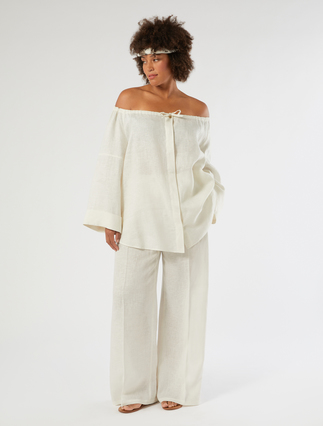 Pure linen blouse - Marina Rinaldi