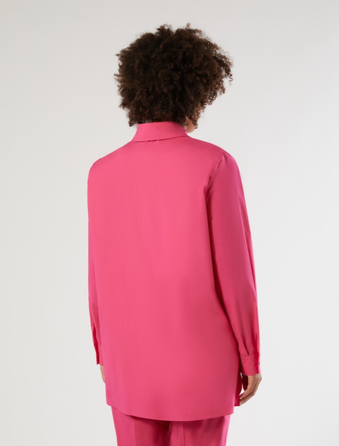 Cotton tunic - FUCHSIA - Marina Rinaldi - 4