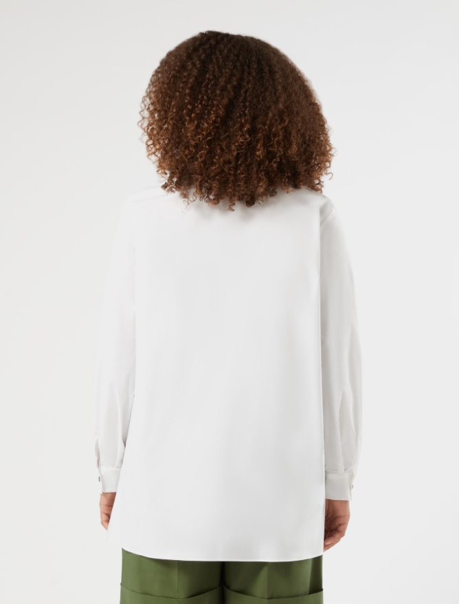 Cotton tunic - WHITE - Marina Rinaldi - 4