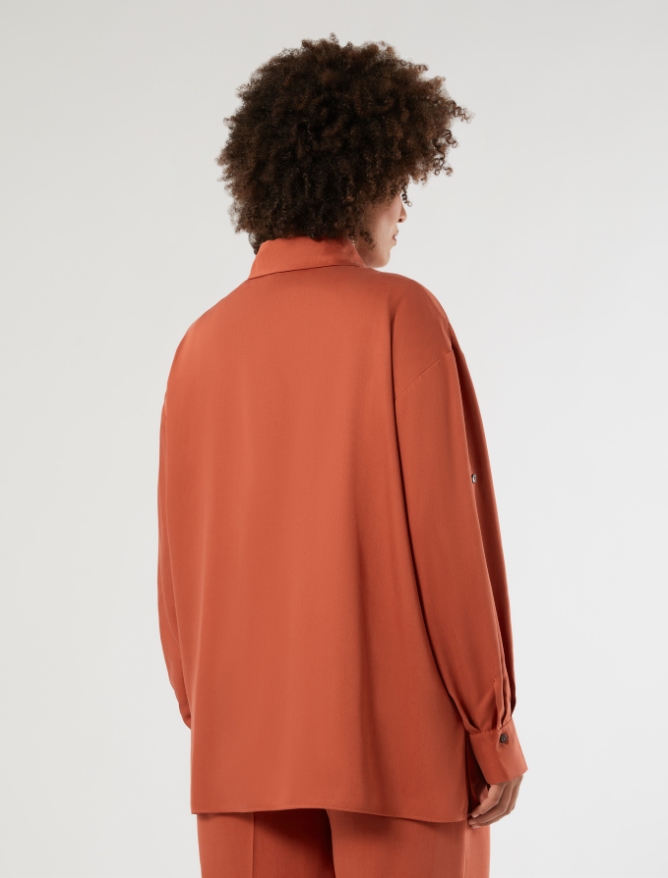 Tencel twill tunic - COPPER - Marina Rinaldi - 4