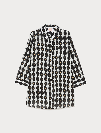 Cotton muslin tunic - Marina Rinaldi