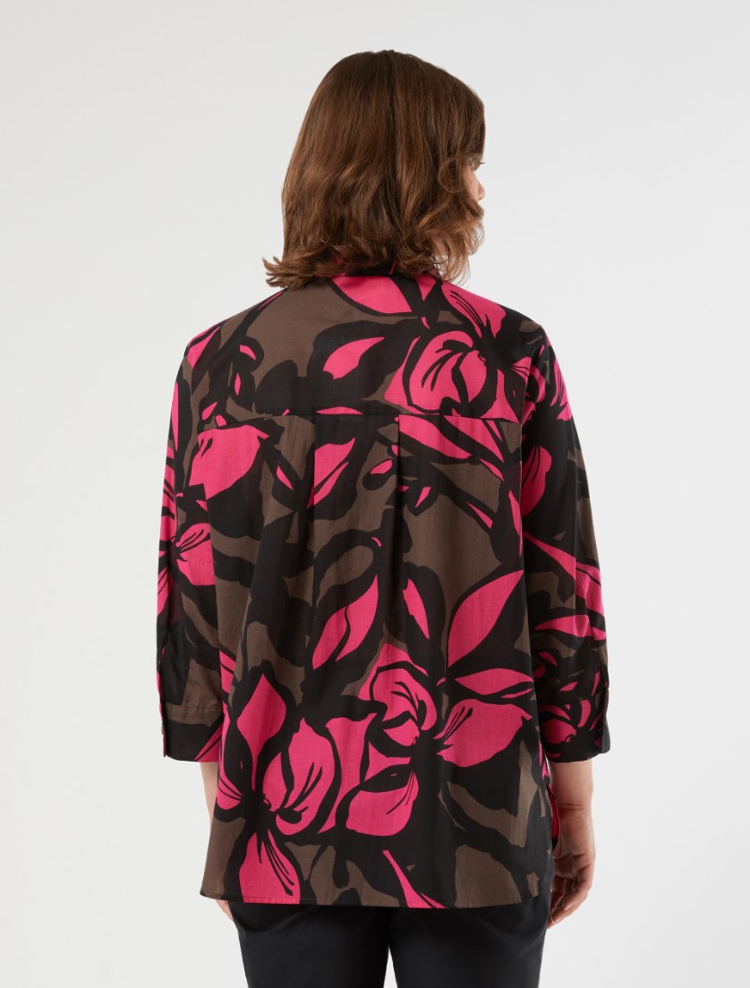 Cotton muslin tunic - COCOA - Marina Rinaldi - 4