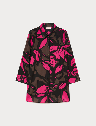 Cotton muslin tunic - Marina Rinaldi