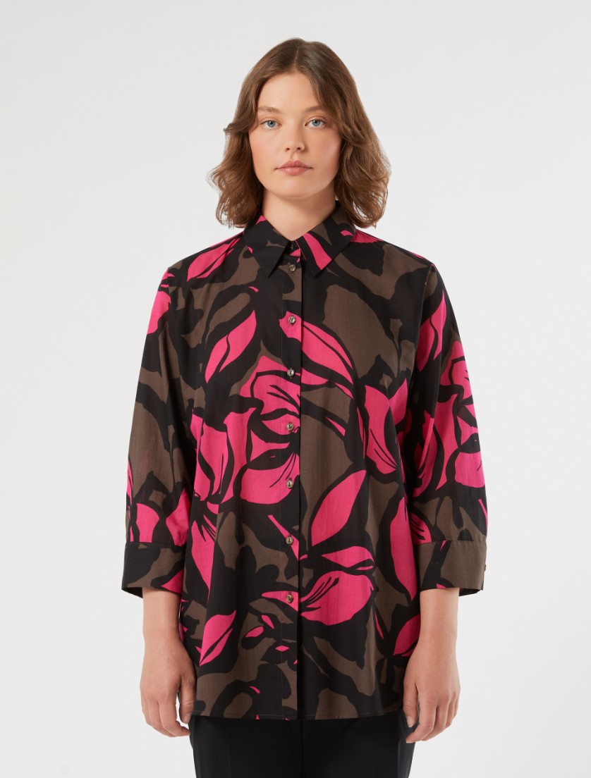 Cotton muslin tunic - COCOA - Marina Rinaldi - 3