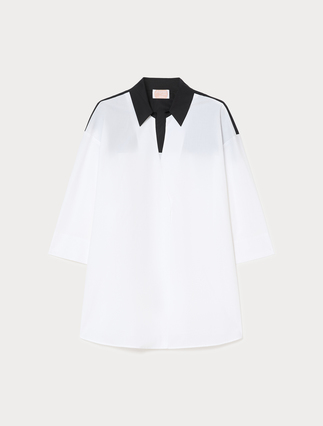Cotton poplin tunic - Marina Rinaldi