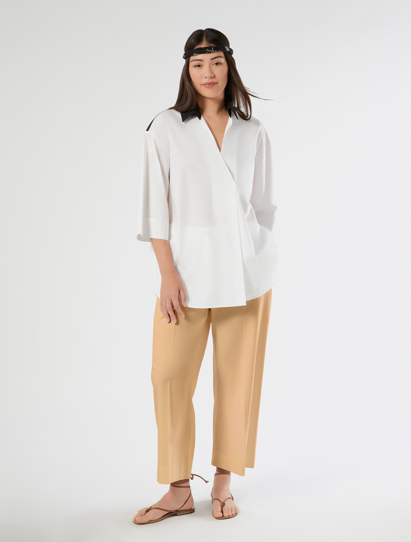 Cotton poplin tunic - Marina Rinaldi