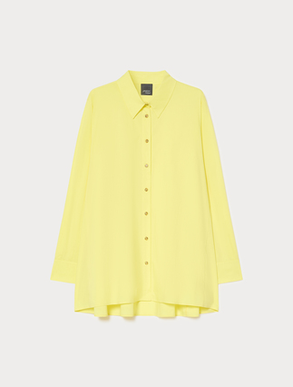 Oversized cotton poplin shirt - Marina Rinaldi