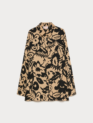Viscose satin shirt - Marina Rinaldi