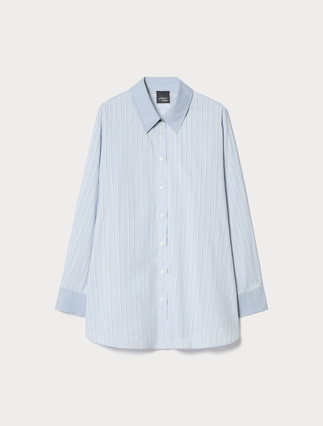 Striped cotton shirt - Marina Rinaldi
