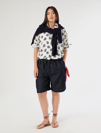 Cotton muslin shirt - Marina Rinaldi