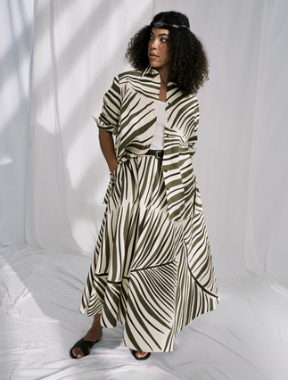 Cotton poplin tunic - Marina Rinaldi