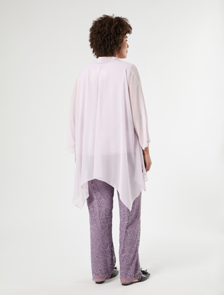 Georgette tunic - LILAC - Marina Rinaldi - 4