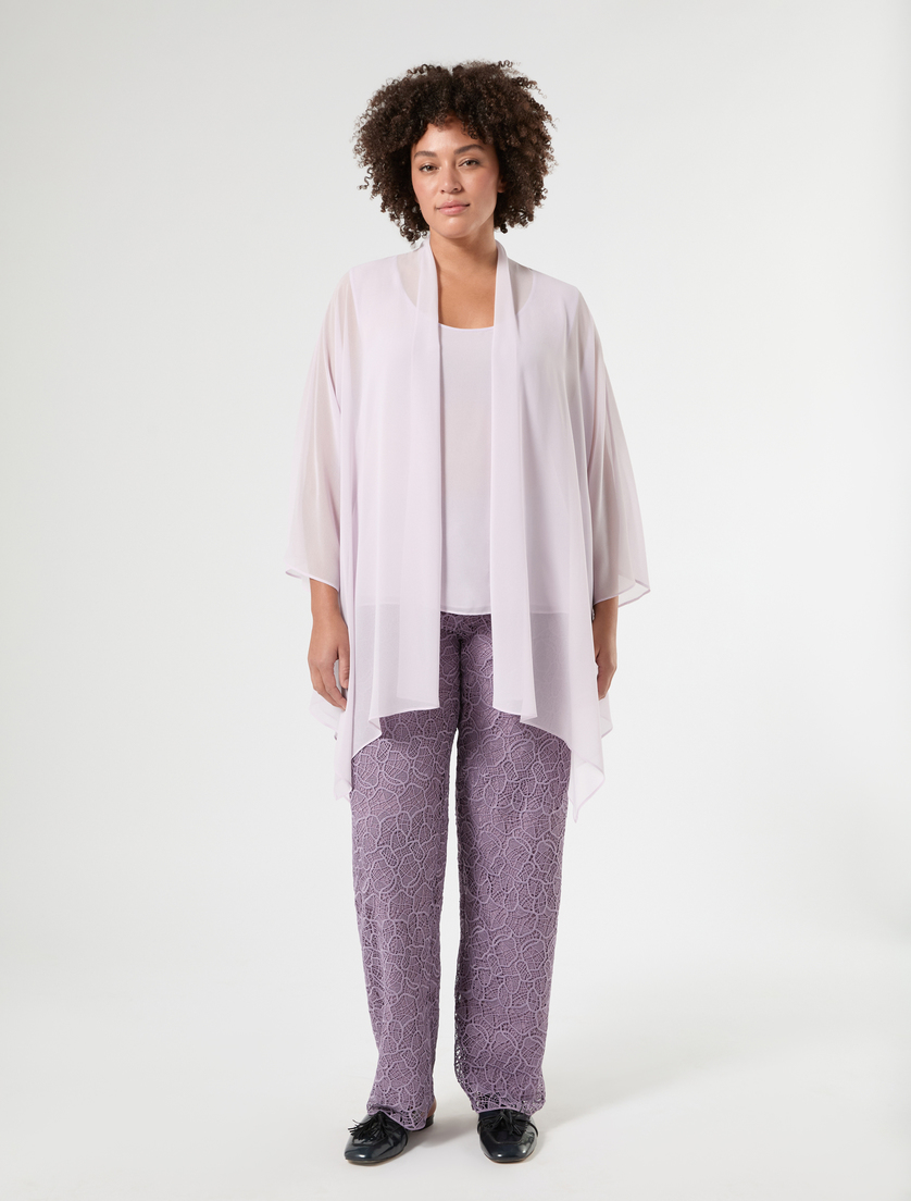 Casacca in georgette - LILLA - Marina Rinaldi - 3