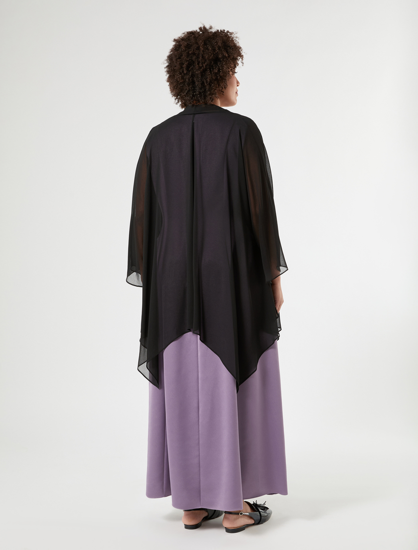 Georgette tunic - BLACK - Marina Rinaldi - 4