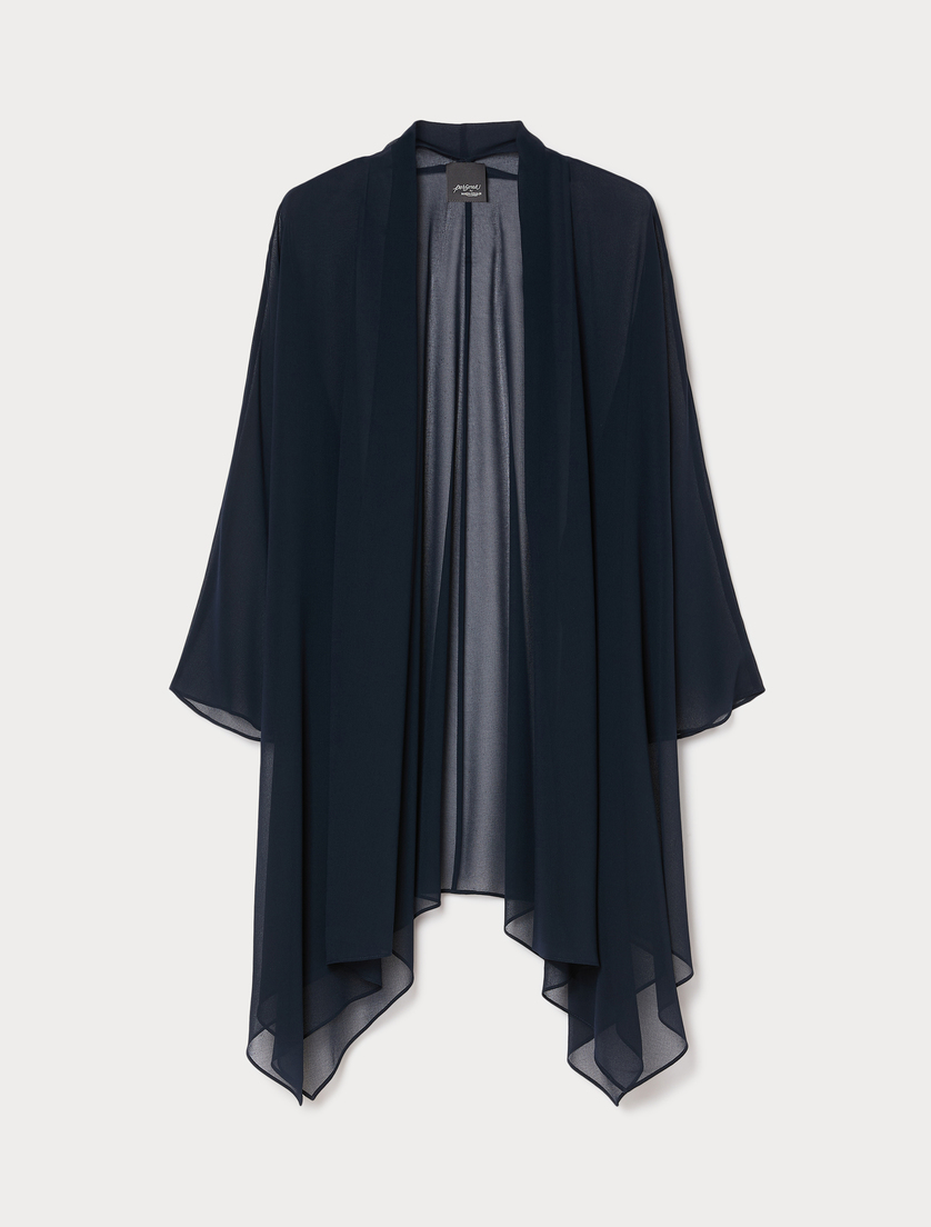 Casacca in georgette - BLU MARINO - Marina Rinaldi