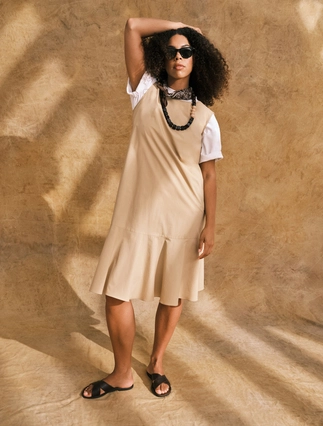 Kleid aus Baumwolle - Marina Rinaldi