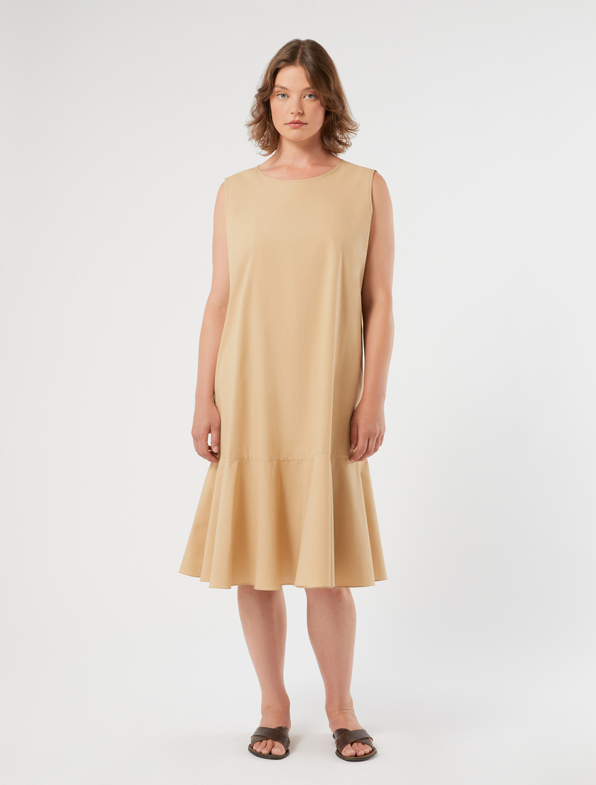 Kleid aus Baumwolle - BEIGE - Marina Rinaldi - 3