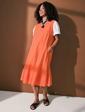 Kleid aus Baumwolle - Marina Rinaldi