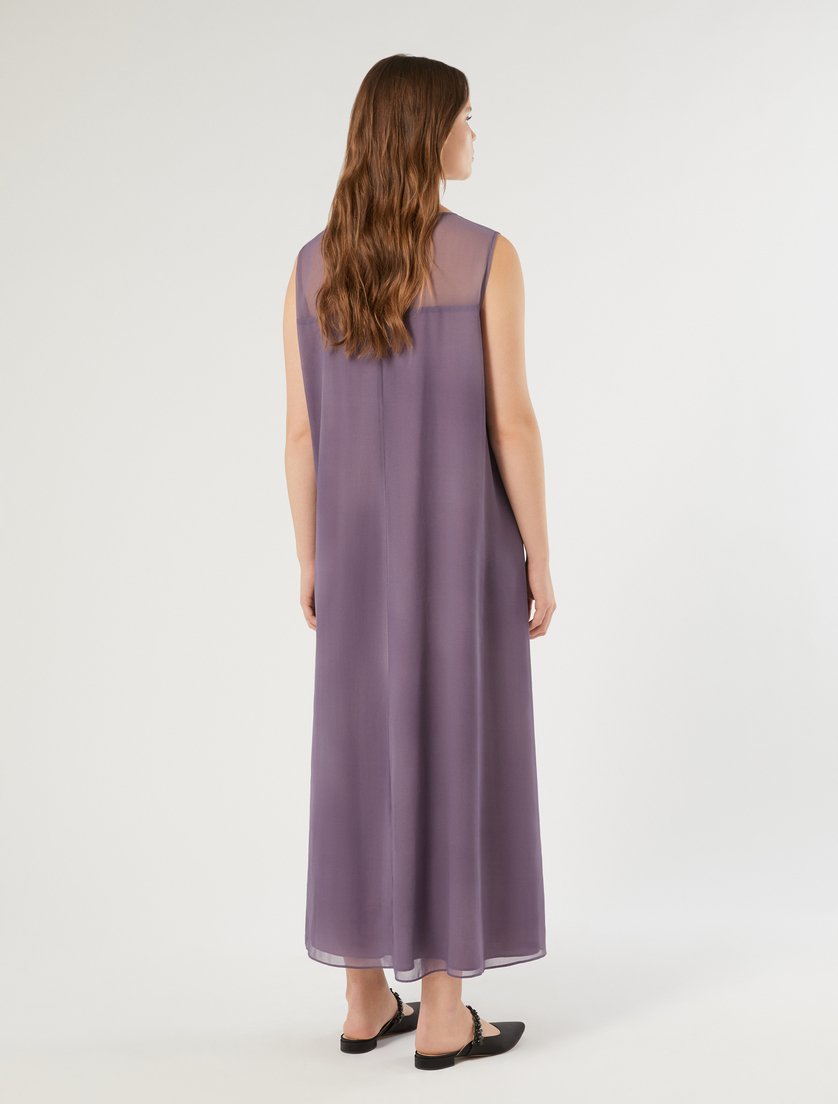 Robe en georgette - MAUVE - Marina Rinaldi - 4