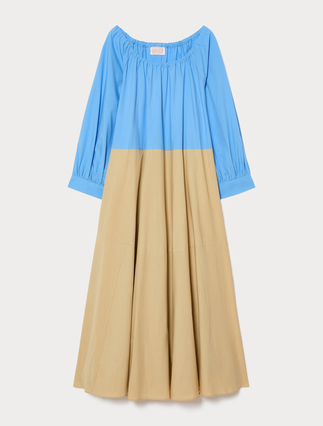 Kleid aus Baumwolle mit Rüschen - Marina Rinaldi