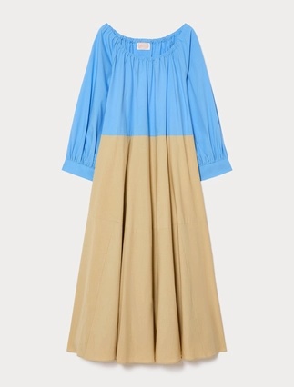 Kleid aus Baumwolle mit Rüschen - Marina Rinaldi