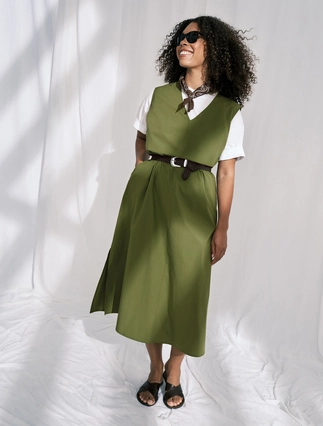 Kleid aus Baumwolle - Marina Rinaldi