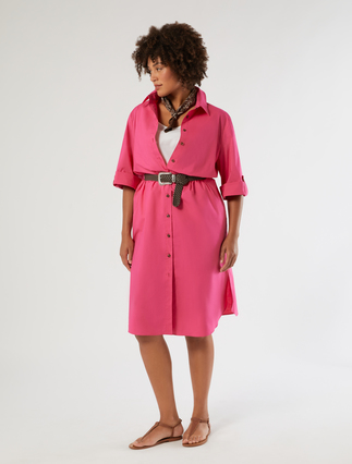 Cotton poplin dress - Marina Rinaldi